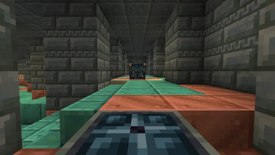 Trial spawner and copper platform inside a trial chamber